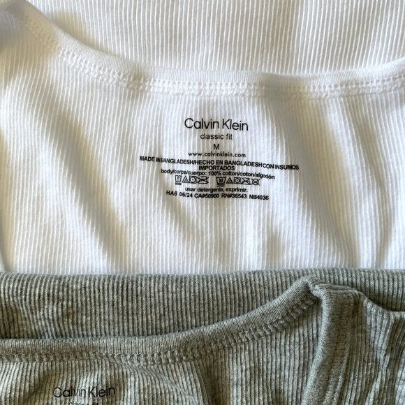 Calvin Klein Neutrals Undershirts/Tank Tops (3) - Picture 2 of 7